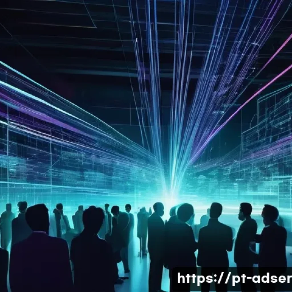 퍼포먼스 마케팅과 시장 동향의 변화 - **Prompt 1: Dynamic Digital Marketing Landscape with AI Integration**
"A vibrant, high-energy il...